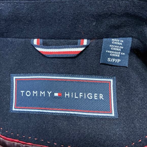 NEW Tommy Hilfiger Women’s Blue US Air Force Military Trench Coat Jacket Size S - Picture 8 of 10